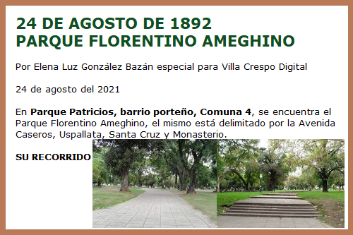 PARQUE FLORENTINO AMEGHINO